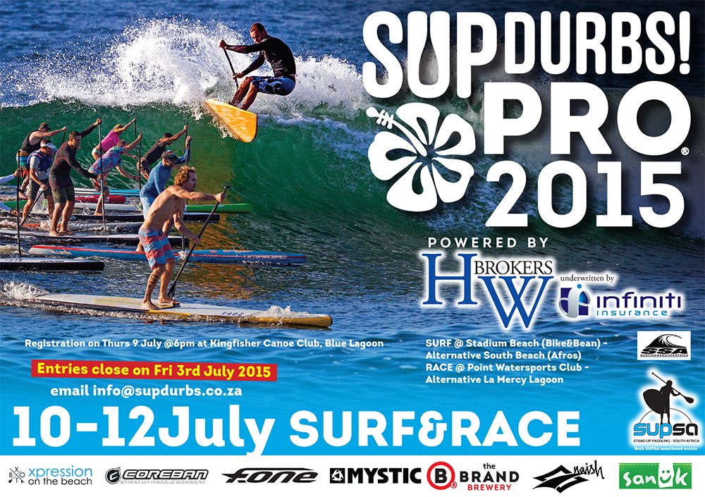 SUP Durbs Pro Entries Now Open