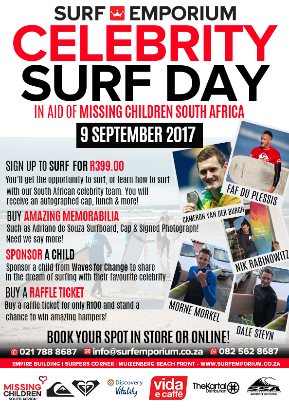 Surf Emporium Celebrity Surf Day Poster