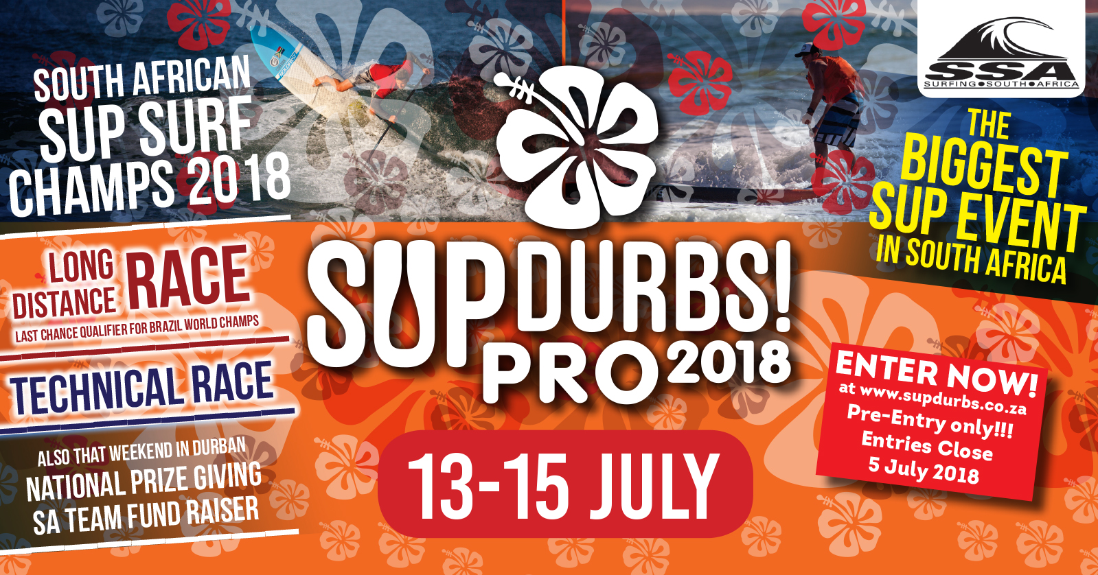 Enter the 2018 SUP Durbs Pro Now